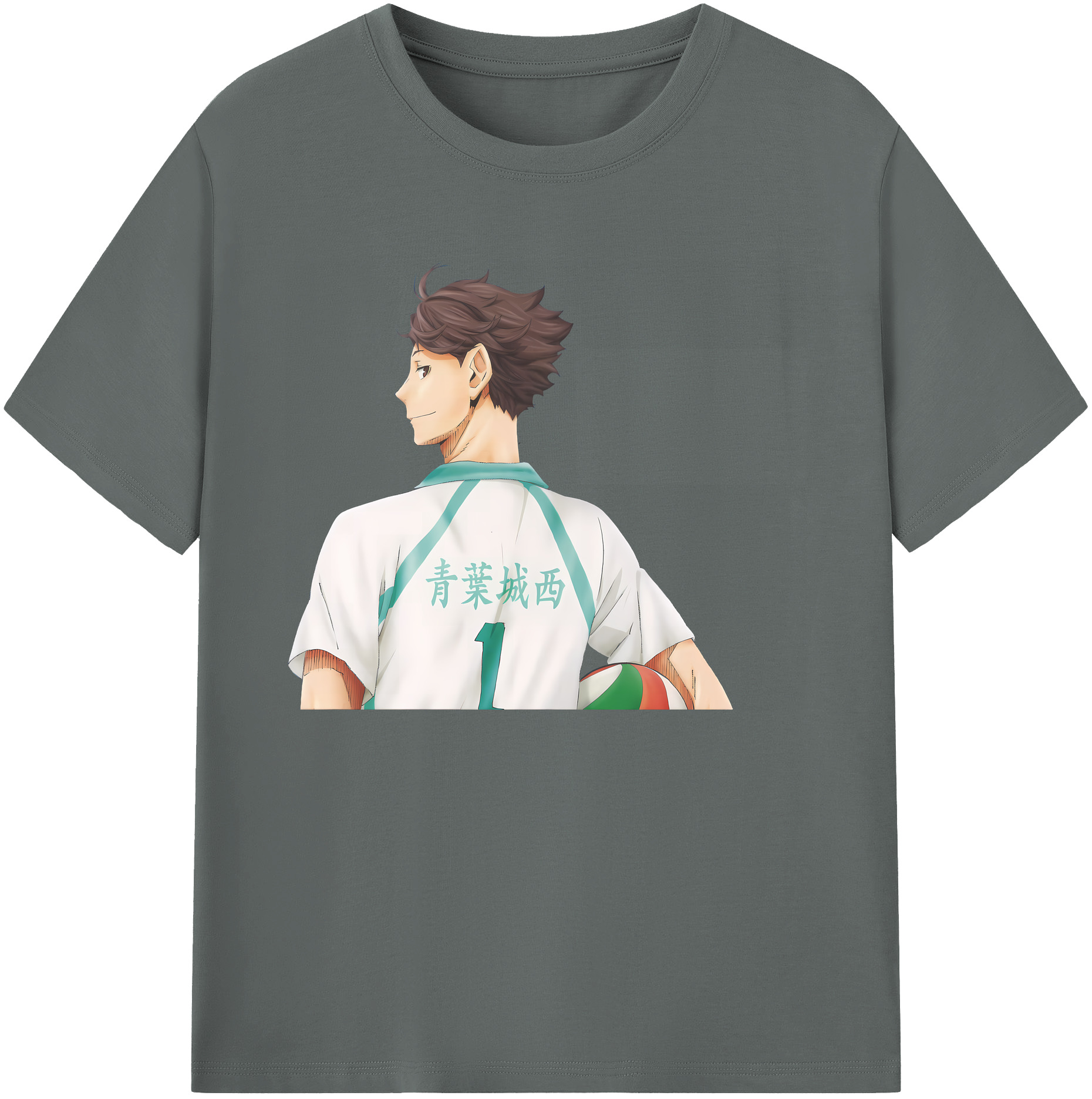 （画像用） ハイキュー!! Haikyu!! 綿100％ メンズ半袖Tシャツ｜肌触りやわらか＆通気性